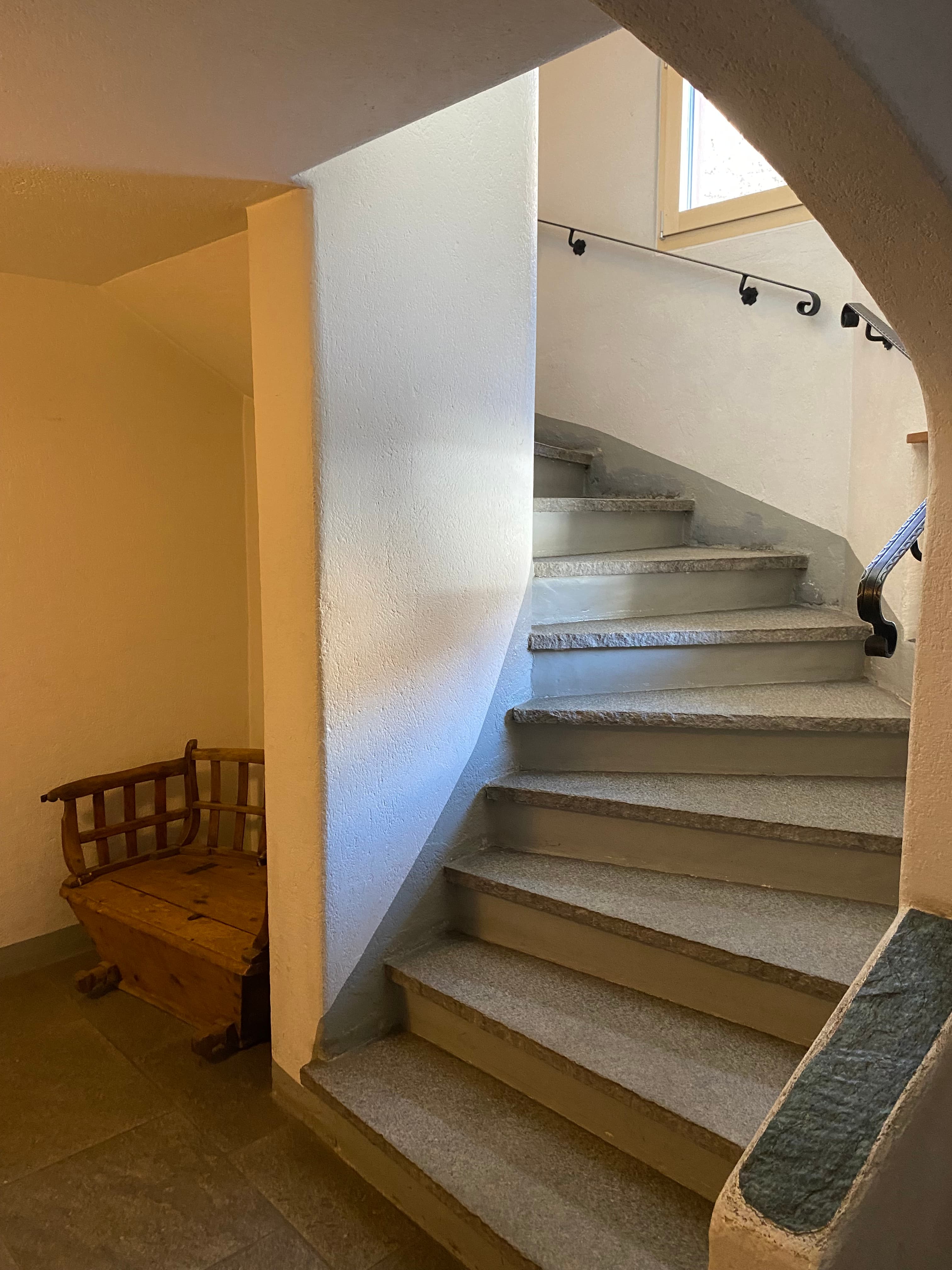 Engadin valley panorama